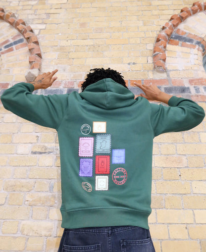 Factory Stamp print Hoody
