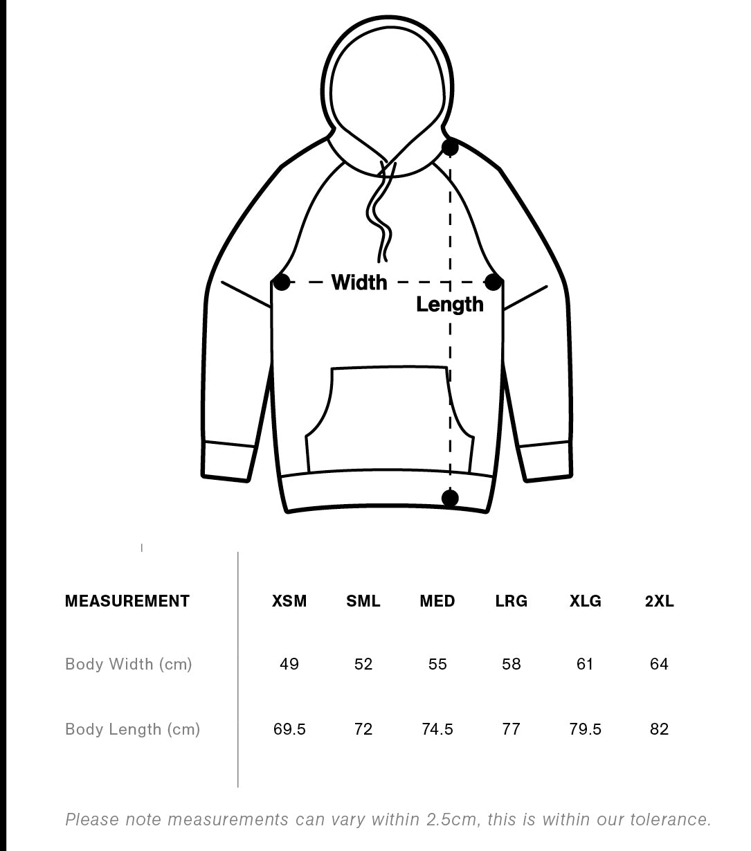 Factory Stamp print Hoody